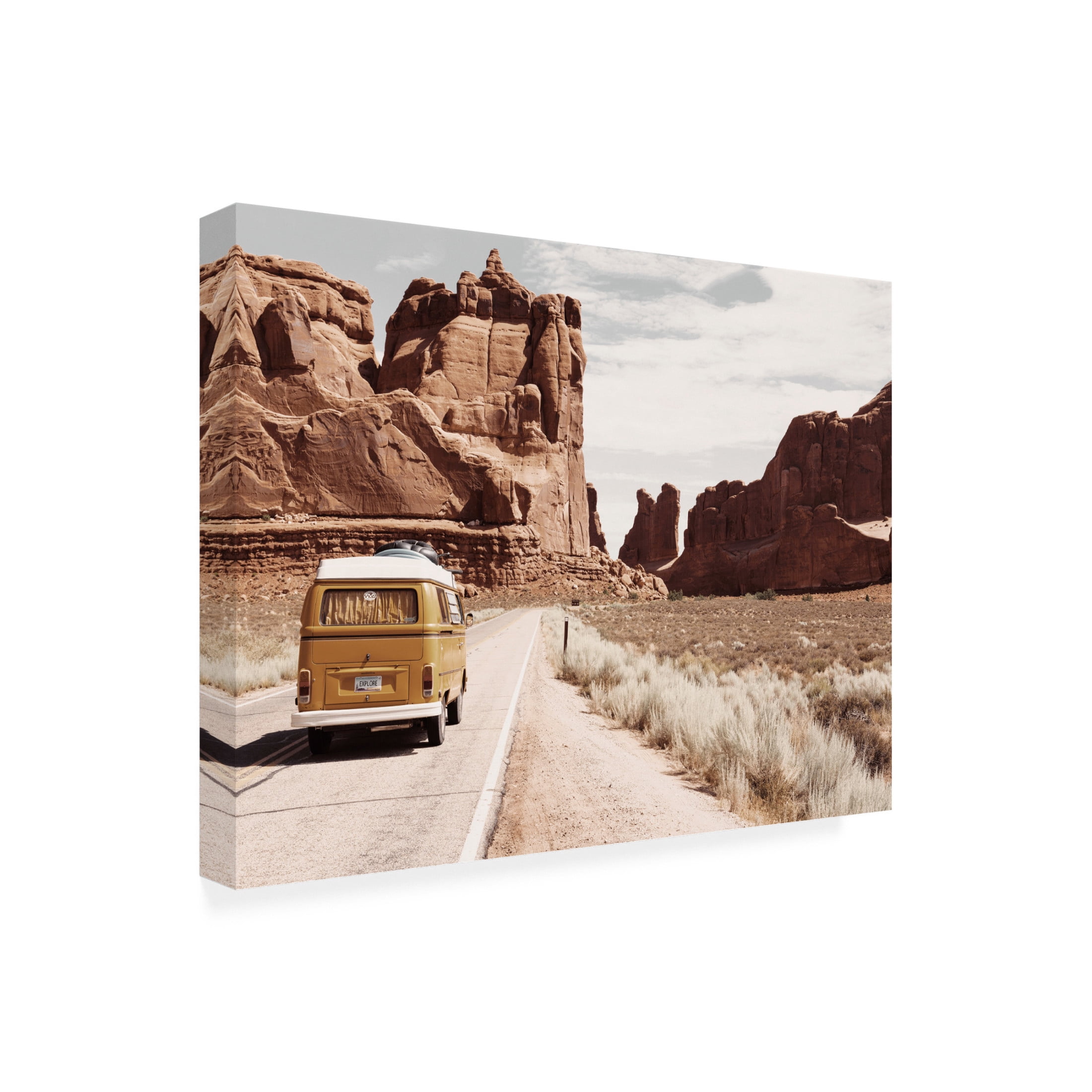 Canvas Wall Art - Krista Broadway 'Hohokam' Wall Art for Living Room, Bedroom, or Office Décor by Trademark Fine Art - 19 x 14 Inches