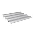thumbnail image 2 of Hicess 2/3/4-Slot Crusty Perforated Non Stick Baguette French Bread Bake Tray Pan Tool, 2 of 8