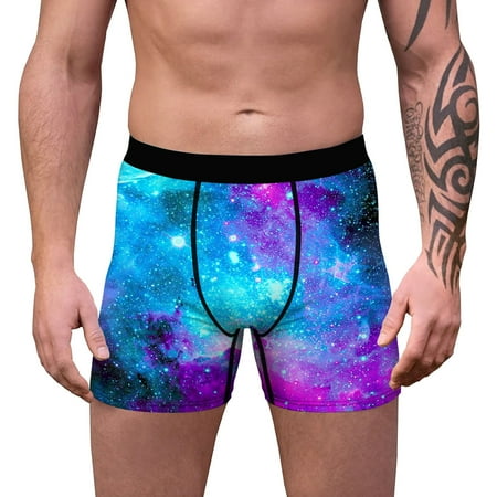 

lystmrge M Outdoor Foam Apparel Men s Fashionable Printed Casual Sports Breathable Boxers With Close-Fitting Underpants