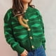 thumbnail image 1 of Pntutb Moda Mujer Casual Irregular Raya Contraste Color Solo Pecho Cuello Recortado Rebeca Suéter Chaqueta Liquidación Pntutb Pntutb-1471, 1 of 8