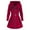 Red, variant on Tejiojio Coats Fashion Womens Warm Faux Coat Jacket Winter Zipper Solid Long Sleeve Outerwear