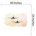 thumbnail image 4 of Air Craft Wall Decals for Boys Bedroom - Fly Wide-body Aircraft Plane DIY & Creativity Boy Girl Bedroom Wall Sticker - Size: 40 In x 24 In, 4 of 5