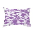 thumbnail image 1 of Simply Daisy, 14" x 20" Chillax Purple Decorative Abstract Outdoor Pillow, 1 of 1