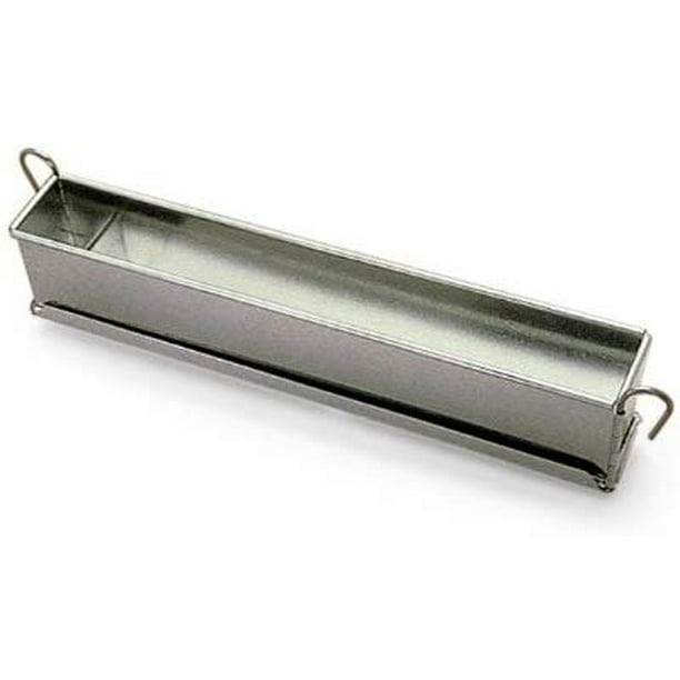 Mini Pate Terrine Mold with Hinges Tinned Steel, 11/2" W x 23/8" H