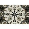 thumbnail image 4 of LR Home Wren 5' Round Gray Medallion Indoor Area Rug, 4 of 7