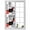 Black, variant on Black Red Geometric Window Privacy Film, Red White Abstract Art Modern Static Cling UV Sun Blocking Heat Control Window Tint Day and Night, Non-Adhesive One Way Windows Privacy Cover 17.7''x78.7''