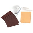 thumbnail image 4 of Bridge Saddle Nut Files Kit, Anti-Rust Guitar Polishing Sandpaper Set Stainless Steel  For Stage, 4 of 8
