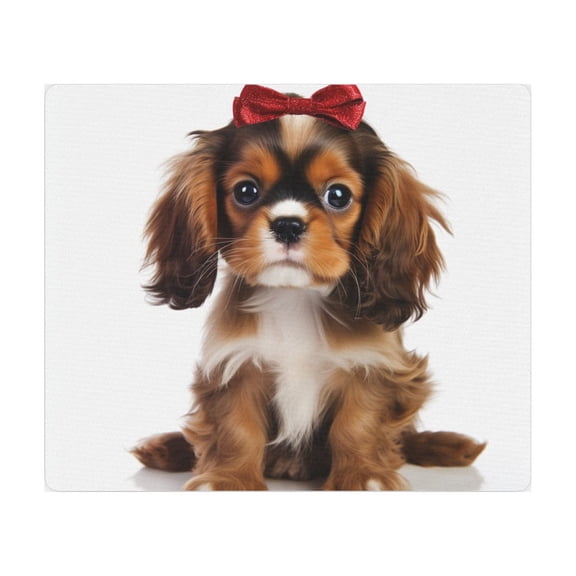 DistinctInk Mouse Pad - 1/4" Foam Rubber - English Toy Spaniel Puppy