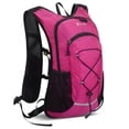 thumbnail image 1 of Sac à Dos d'Hydratation Rouge Rose avec Réservoir d'Eau 2 L - Sac de Jour Léger pour la Randonnée, le Camping, le Vélo, le Ski et l'Alpinisme - Polyester Hydrofuge, Multiples Compartiments, Fermeture Éclair Antivol &, 1 of 6