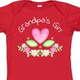 thumbnail image 4 of Inktastic Grandpa's Girl Heart Flowers Girls Baby Bodysuit, 4 of 5