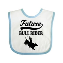 Inktastic Future Bull Rider Rodeo Riding Boys Baby Bib