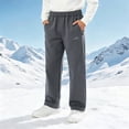 thumbnail image 2 of CAICJ98 Boys Girls Softshell Skiing Snow Hiking Pants Fleece Lined Kids Waterproof Outdoor Trousers Bottoms,Size 9-10 Years, 2 of 6