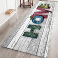 thumbnail image 4 of Adarl 3D Printed Flannel Bath Mat Runners Non Slip Bathroom Rugs Soft and Washable Long Floor Mats for Living Room Bedroom Kitchen, 4 of 4