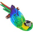 thumbnail image 3 of Realistic Hanging Toucan Bird Craft for Home Decoration Iron Green Lively Design 7 Inch, 3 of 9