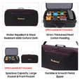 thumbnail image 3 of Bolsa de tela Rockhouse Effect Pedal Bag Guitar Pedal Board Carry Bag Oxford Cloth Bolso portátil con cremallera Bolso de hombro con correa desmontable (Negro) Rockhouse Bolsa de tela, 3 of 6