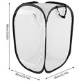thumbnail image 3 of Hweilai 1 Large White Butterfly Garden Portable Butterfly Breeding Cage Collapsible Butterfly Habitat Collapsible Insect Net Insect Plant Cage, 3 of 5