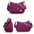 thumbnail image 3 of Qarigey Bolso de hombro para mujer, bolsa de almacenamiento con múltiples bolsillos y cremallera, bolsos cruzados para chicas jóvenes, Bolsas de mensajero y de hombro, 3 of 6
