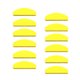 thumbnail image 5 of EeaseMX 20 limas de uñas cortas de esponja, mini limas de uñas en forma de media luna, lima de uñas de pulido preciso, tira de pulido de uñas de doble cara para salón en casa, color amarillo, 5 of 7