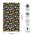 thumbnail image 2 of KLL Flower Butterfly Ultra Absorbent & Soft Hand Towels for Bath, Hand, Face, Gym and Spa-27.5x16in, 2 of 7