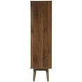thumbnail image 4 of Pemberly Row Mid-century 3 Tier Wooden Cubby Bookcase in Walnut, 4 of 7