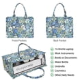 thumbnail image 2 of Large Capacity Tote Bag,Pioneer Flower Floral Print Pattern Handbag Fashion Luxury Tote Bag,15.7"x13"x 5.1" Inches,Laptop Compatible, 2 of 6