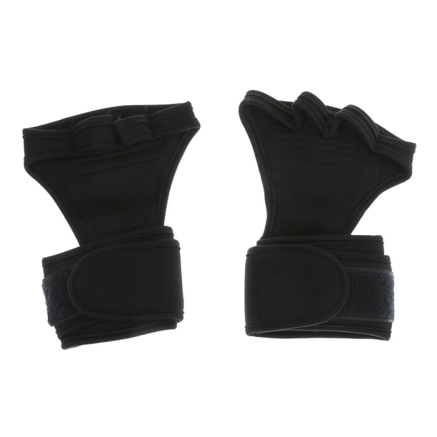 Guantes antideslizantes de largo agarre para muñequeras, para entrenamiento con mancuernas, fitness y levantamiento de pesas en el gimnasio.