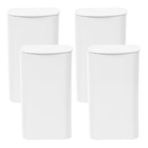 Supvox Metal Boxes Mini Metal Tin Containers Portable Storage 4Pcs