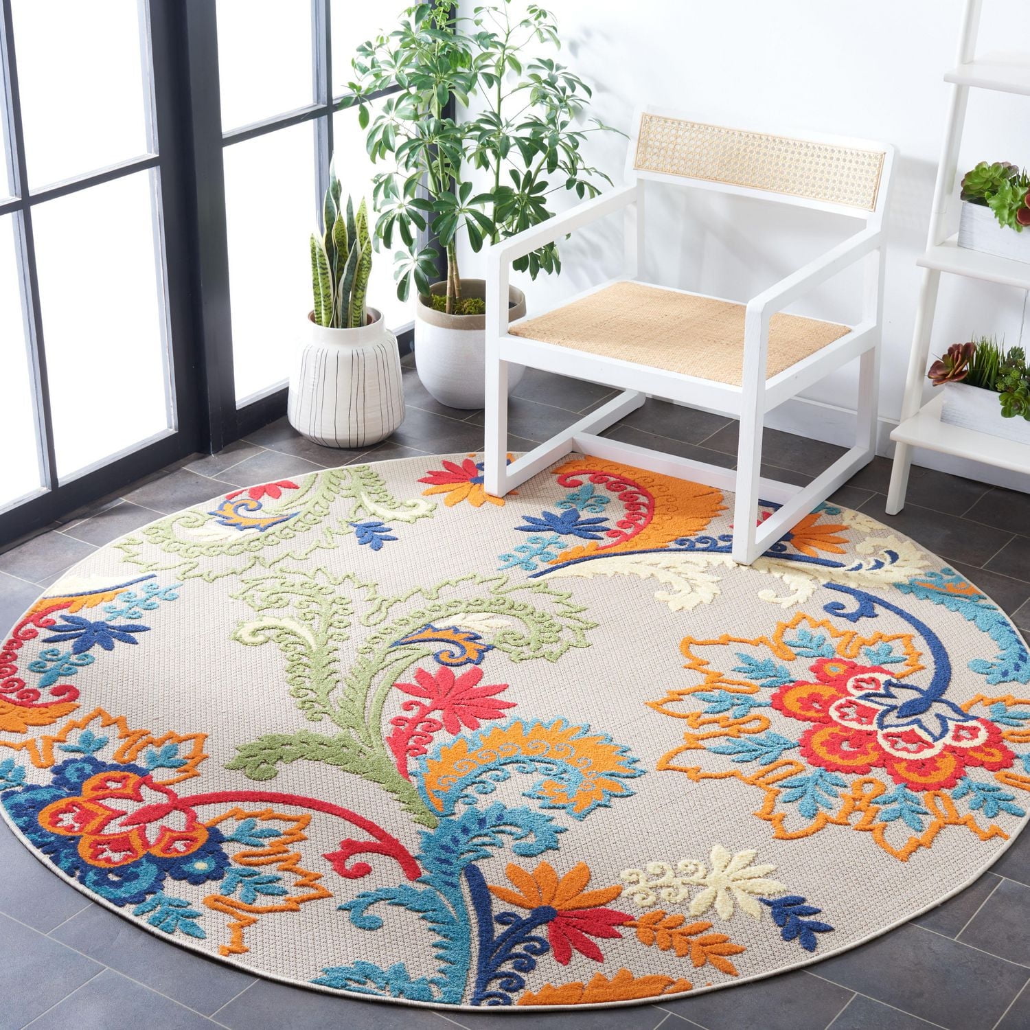 Safavieh Cabana Kuzman Floral Outdoor Area Rug