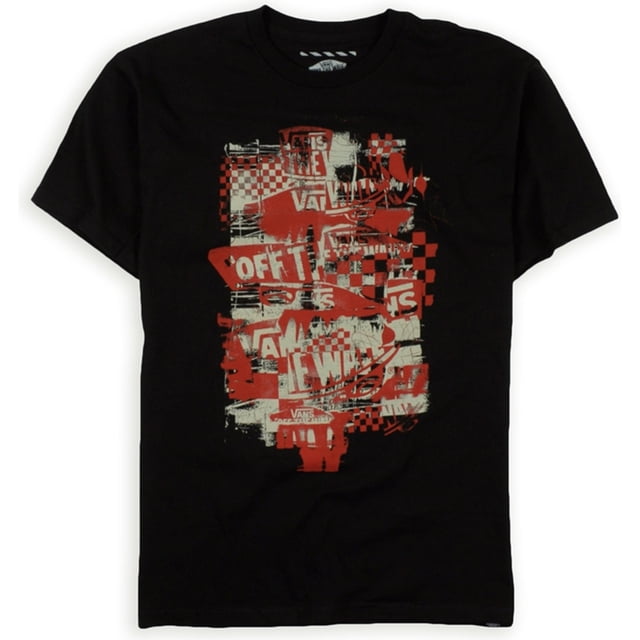 Camiseta gráfica Vans Checker Blaste para hombre negro XXL