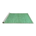 thumbnail image 2 of Ahgly Company Machine Washable Indoor Rectangle Abstract Turquoise Blue Modern Area Rugs, 8' x 10', 2 of 4