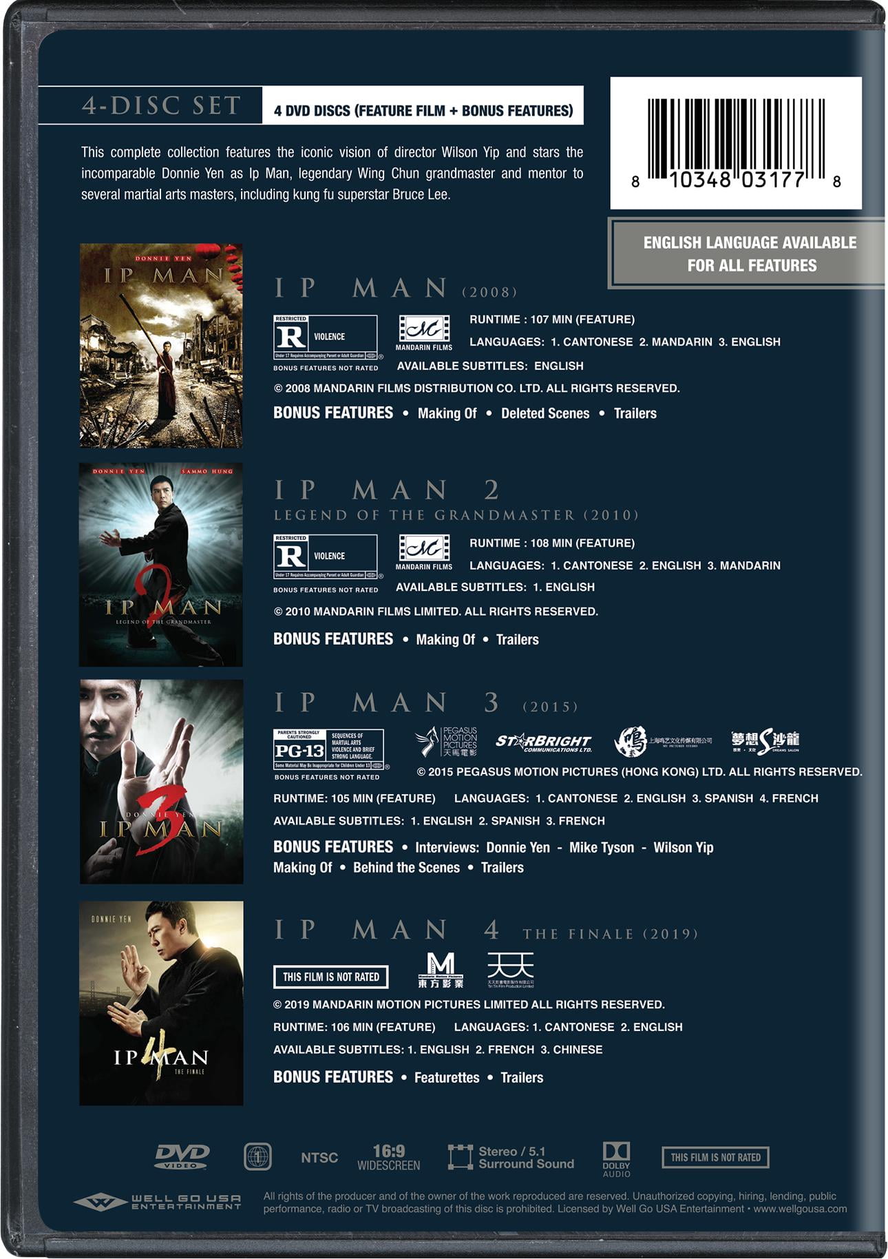 Ip Man: 4-Movie Collection (DVD)