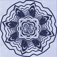 thumbnail image 1 of Ahgly Company Machine Washable Indoor Square Transitional Heavenly Blue Area Rugs, 4' Square, 1 of 7