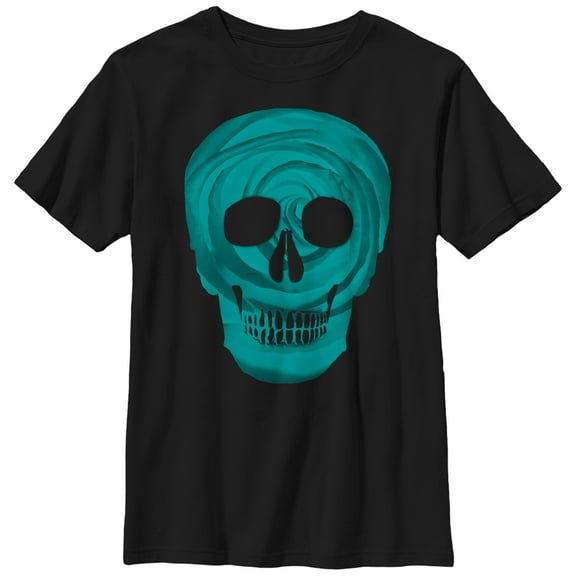 Boy's Lost Gods Hypnosis Skull  Graphic Tee Black X Large
