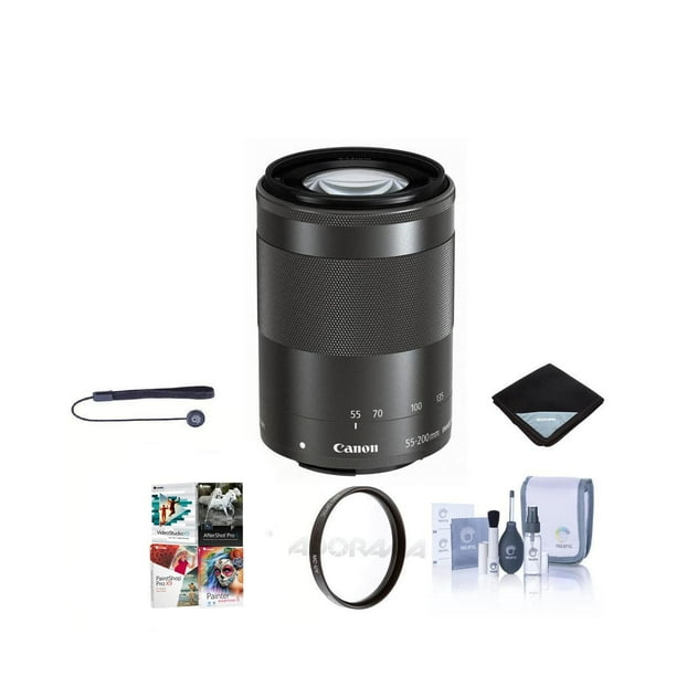 Canon Ef M 55 0mm F 4 5 6 3 Is Stm Lens Black Bundle With 52mm Uv Filter Cleaning Kit Lens Wrap 19x19 Lenscap Leash Software Package Walmart Com Walmart Com Canon Ef M 55 0mm F 4 5 6 3 Is Stm Lens Black Bundle With 52mm Uv Filter Cleaning Kit Lens Wrap 19x19 Lenscap Leash Software Package Walmart Com Walmart Com