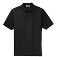 thumbnail image 4 of CornerStone Industrial Pocket Pique Polo (CS402P) Black, S, 4 of 5