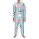thumbnail image 3 of Fotbe Cute Panda Flying in the Sky Pijama de Hombre con Estampado de Manga Larga, Conjunto de 2 Piezas, Ropa de Dormir Suave y Cómoda con Bolsillos-Medium, 3 of 7