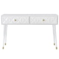thumbnail image 2 of Linon Geo Console Table With White Finish GE202WHT01AS, 2 of 7