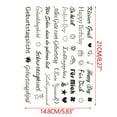 thumbnail image 2 of EGNMCR Stickers,Cute Stickers Christmas Candle Snowman Water Sticker Theme Activity Mood Candle Decoration Ultra Light Water Sticker a Sticker, 2 of 3