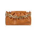 thumbnail image 1 of EIMELI Women Pleated Handbag Stone Pattern PU Chain Shoulder Crossbody Bag (Red), 1 of 6
