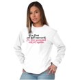 thumbnail image 4 of Dont Succeed Fix Ponytail Start Again Women's Long Sleeve T Shirt Brisco Brands S, 4 of 6