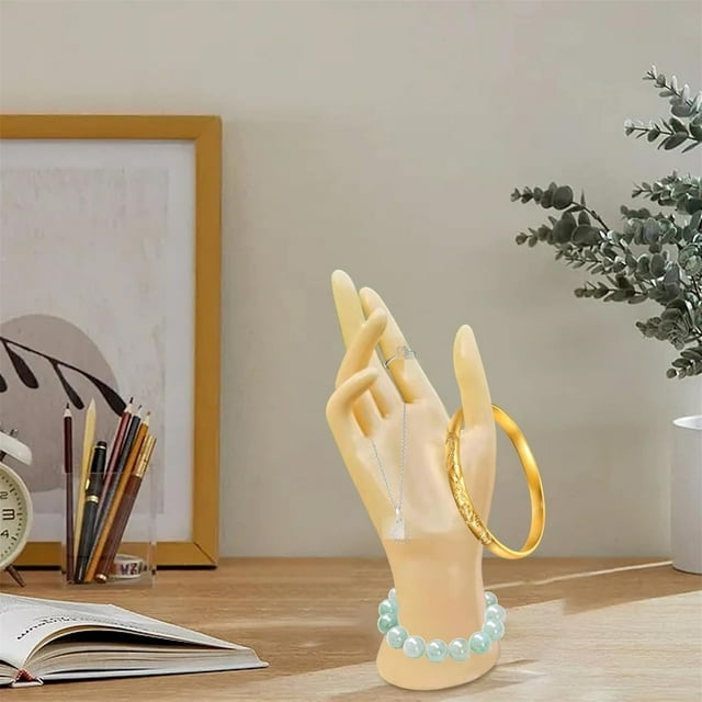 Desktop Ornament Product Title Hand Jewelry Holder 215cm/85inch Female Mannequin Hand Model Jewelry Display Rack Bracelet Holder For Home Jewelry Store