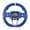 Blue, variant on arctrm Steering Wheel Simulated Toy Simulated Driving Driver Sounding Small Pretend Driving Toy Electronic for Children 3+ Years Old Red