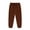 Coffee, variant on Toddler Kids Girls Pants Solid Color Joggers Trousers Comfortable Loose Soft Spring Fall Bottoms Size 6-7 Years Beige