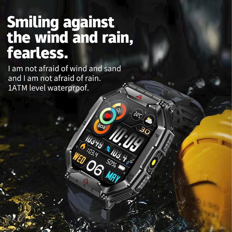 Rainbuvvy KR82 smartwatch 2.1 inch AMOLED screen for answering