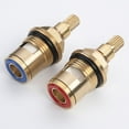 KDJ Tap Valve Cartridge Replacement Ceramic Disc// Gland Quarter Turn 20 Teeth 1/2\