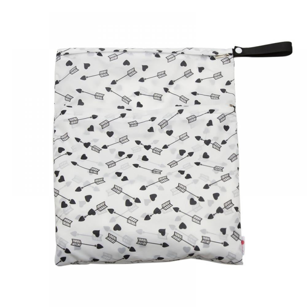 Baby Infant Waterproof Zipper Reusable Cloth Diaper Bag RICISUNG