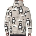 thumbnail image 7 of Naloa Cartoon Bear Brown Men's Casual Hooded Collar Drawstring Hoodies Pullover Sweatshirts Casual Long Sleeve Shirts-4X-Large, 7 of 7