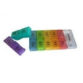thumbnail image 5 of Comfort Axis Weekly 7 Days AM/PM Travel Pill Organizer, 2 Times a Day Color-Coded Detachable Compartments with Removable Pill Cutter Included, 5 of 6