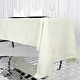 thumbnail image 2 of Balsa Circle 1 60" x 126" Premium Polyester Rectangular Tablecloth Table Linens Ivory, 2 of 5