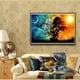 thumbnail image 2 of Kit de pintura de diamantes 5D para manualidades, árbol Yin Yang, punto de cruz, bordado, decoración de pared para sala de estar y dormitorio, cielo estrellado (50 x 40 cm), 2 of 5